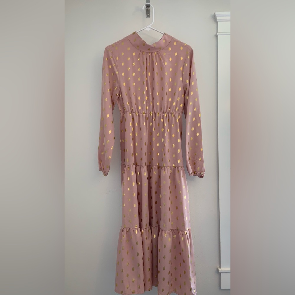 Shein pink cute dress